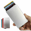 محفظة الكروت الأوتوماتيكية المعدنية الذكية مع حماية RFID ضد السرقة
